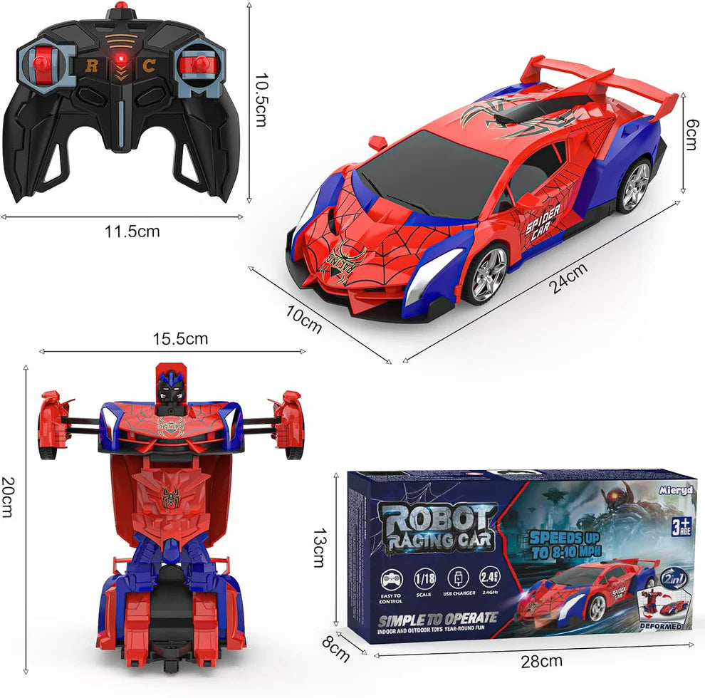 PlayfulPromise™ Transforming Robot RC Car